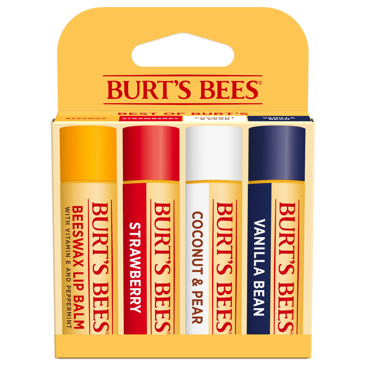Burt's Bees 100% Natural Moisturizing Lip Balm (Original Beeswax)