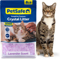 PetSafe ScoopFree Odor Control Crystal Cat Litter, Lavender Scent, 8 Lb Bag