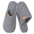 Men's Cozy Slippers Warm Fuzzy Slip On House Slippers | Memory Foam,Anti-slip,Lightweight