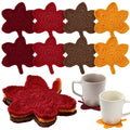 8 Thanksgiving Coasters Handmade Coasters, Leaf