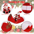 Santa Dog Costume, Dog Christmas Outfit, Riding Pet Costume, Size M