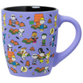 Silver Buffalo Peanuts Snoopy Fall Leaf, Wide Rim Ceramic Mug, 16oz