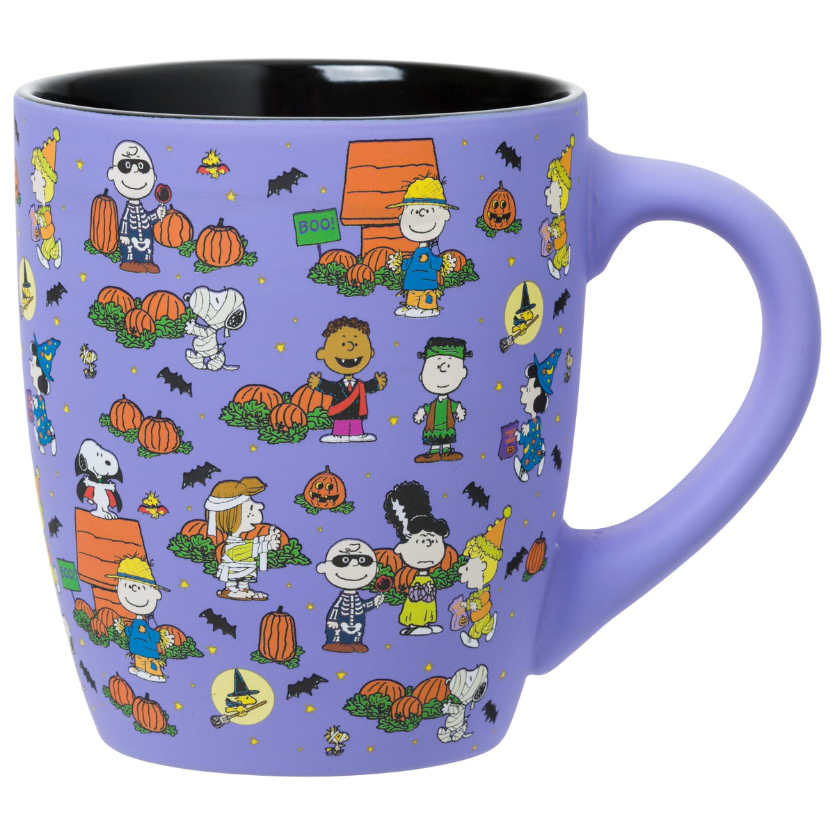 Silver Buffalo Peanuts Snoopy Fall Leaf, Wide Rim Ceramic Mug, 16oz