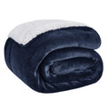 Bedsure GentleSoft Sherpa Fleece Blanket Queen Size for Bed, Non-Heated, Thick and Warm Throw for Women and Men, Soft Fuzzy Plush Queen Blanket for Winter, Brown, 90x90 Inches