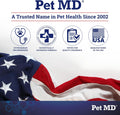 Pet MD Dog Ear Cleaning Wipes – Otic Cleanser for Dogs - 100 ct | Soothing Ear Care with Aloe Vera & Eucalyptus, Regular Wipes