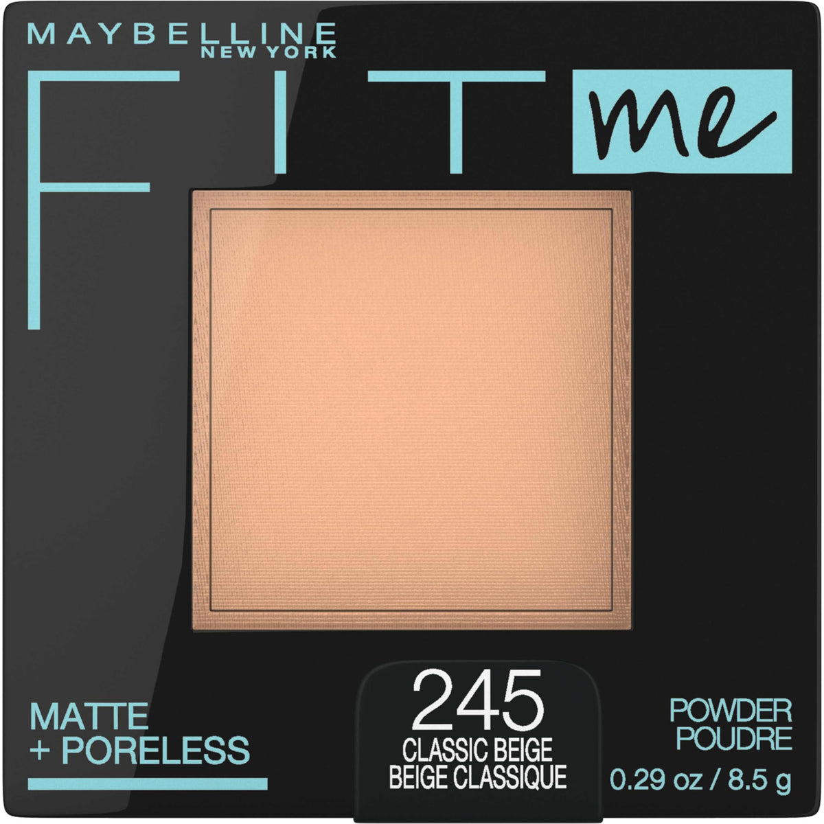Maybelline Fit Me Matte + Poreless Pressed Face Powder Makeup & Setting Powder, Coconut, 1 Count
