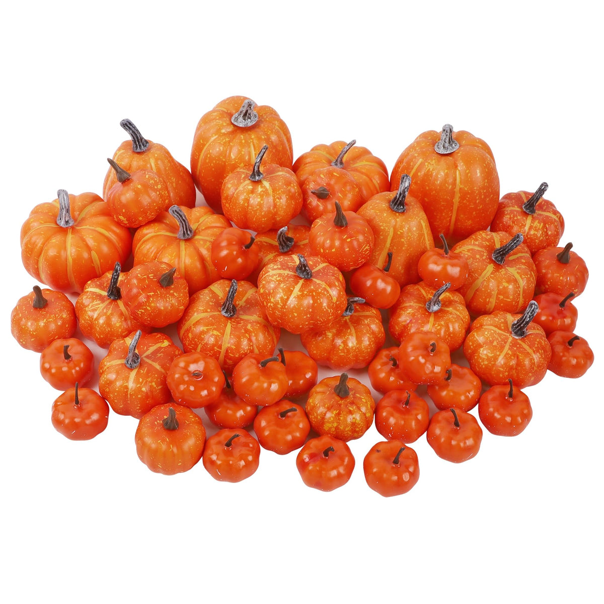 winemana Fall Decorations for Home Mini Pumpkins Gourds & Leaves Set