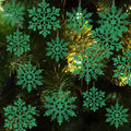 kockuu Christmas Decorations Snowflake Ornament White for Tree Decor Craft