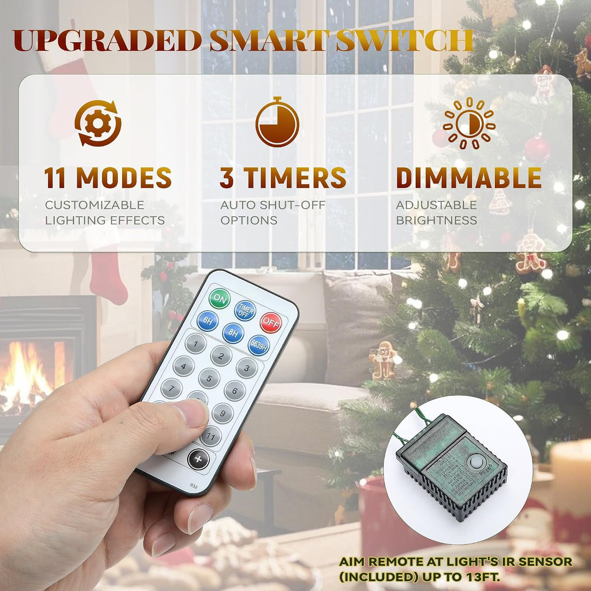 YITAHOME Prelit Green Pencil Christmas Tree 6 FT with Remote
