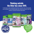 Cat's Pride Max Power: Total Odor Control - Up to 10 Days of Powerful Odor Control - Strong Clumping - Hypoallergenic - 99% Dust Free - Multi-Cat Litter, Unscented, 15 Pounds