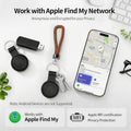 GPS Tracker for Dogs, Smart Collar with Real-Time Location - Pet Location Tracker with Holder, No Monthly Fee/No SIM Card, Works with iOS Find My【Apple MFi Certified】 ﻿, Ultra-Slim, IP68 Waterproof