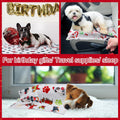 Abbylike 3 Pcs Christmas Dogs Blanket for Small Medium Puppy 30 x 20 Inch