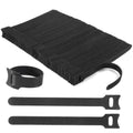 Nettbe 60 PCS 6 Inches Reusable Cable Ties, Adjustable Cord Straps Wire Organizer Cord Wrap and Hook Loop Cable Management