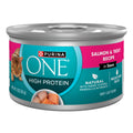 Purina ONE Natural, High Protein Cat Food Variety Pack, Turkey, Chicken and Tuna Recipes - (2 Packs of 12) 3 oz. Cans