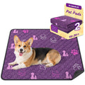 WanpeeGoo Washable Pee Pads for Dogs, Waterproof, 18 x 24 in, 4 Pack, Gray | Super Absorbent, Waterproof and Non-Slip; Washable, Reusable Dog Pads for Crates, Playpens, Floors, Furniture and Travel