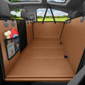 URPOWER Hard Bottom Dog Car Seat Cover for Pets 100% Waterproof Seat Cover Hammock 600D Heavy Duty Scratch Proof Nonslip Durable Back Seat Covers for Cars Trucks and SUVs