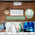 MOSISO Wrist Rest Support for Mouse Pad&Keyboard Set, Antique Green