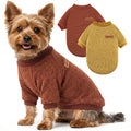 3 Pack Dog Sweaters for Small Dogs Girl Boy Winter Fleece Clothes Warm Soft Dog Sweatshirt Outfit for Dogs Cats Pet Apparel