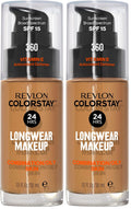 Revlon Liquid Foundation, ColorStay Face Makeup for Combination & Oily Skin, SPF 15, Medium-Full Coverage with Matte Finish, 360 Golden Caramel, 1 Fl Oz