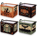 4 Pcs Thanksgiving Storage Basket Empty with Handles, Large Fabric
