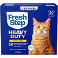 Fresh Step Heavy Duty Odor Block Advanced Multi Cat Clumping Litter with Febreze, 52.5 lb (Package May Vary),(17.5lb Pack x 3)