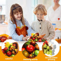 Amyhill Thanksgiving Cornucopia Centerpiece Fall Table Decor with Fruits