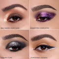 Morphe Mixed Signals Dual-Ended Eyeshadow Stick - Cream Eyeshadow Pigment & Chrome Liquid Flakes for Bold, Layered Eye Makeup Looks - Flirtatious/Faithful (0.028 oz)