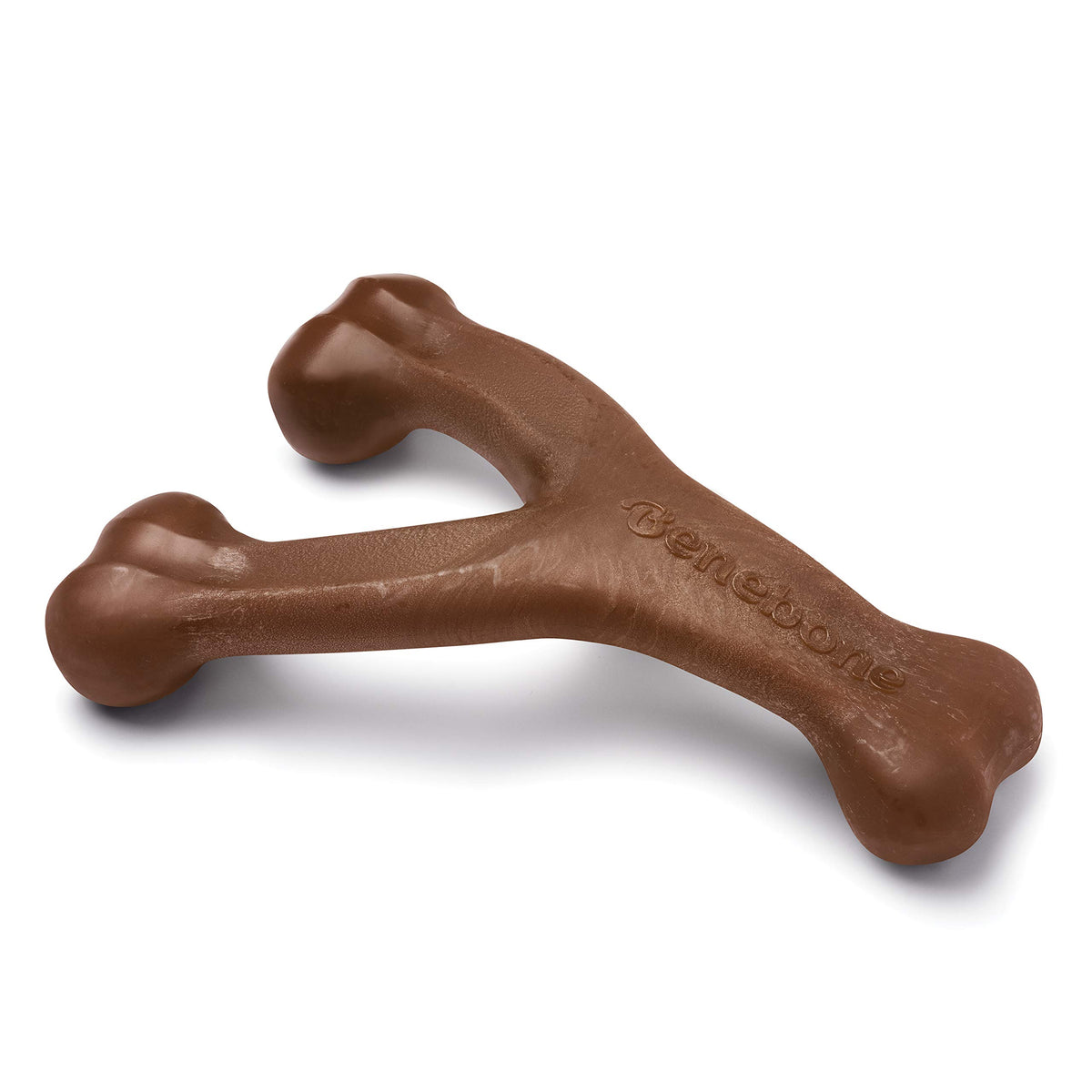 Benebone Wishbone Chew Toy for Aggressive Chewers, Pumpkin Spice, Small