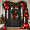 Christmas Decor, Set of 3 Giant Metal Christmas Bells (7.1", 9.84", 12.2")