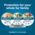 Seresto Flea & Tick Collar For Dogs Over 18 lbs., Treatment & Prevention, Vet-Recommend, 8 Month Protection