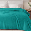 Exclusivo Mezcla Soft Plush Fleece Throw Blanket for Couch Camel