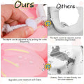 EXPAWLORER Cat Cone Collar Soft, Cat E Collar Recovery After Surgery to Stop Licking, Adjustable Waterproof Cute Neck Elizabethan Pet Kitten Puppy Donut Pillow for Cats Puppy Wound Healing, PinkM
