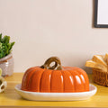 Pumpkin Butter Dish with Lid for Countertop Pumpkin Fall Kitchen Decor