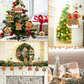 Gingerbread House Ornaments Christmas Tree Decoration - 12pcs Gingerbread House Christmas Decorations Hanging Ornaments for Holiday Xmas Tree Home Decor