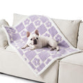 LE SURE Waterproof Dog Blankets for Small Dogs Cute Cozy 3D Jacquard,25x35