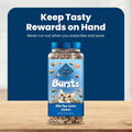 Blue Buffalo Bursts Paw-Lickin' Chicken Crunchy & Creamy Cat Treats, Great for Training, Made with Real Chicken Natural Cat Treats Enhanced with Vitamins, Minerals & Other Nutrients, Tub 12 oz.