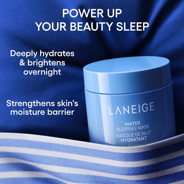 Water Sleeping Mask: Hydrating Korean Overnight Face Mask with Hyaluronic Acid Blend & Niacinamide, for Deep Hydration, Glowing Skin & Barrier Support | Korean Skin Care