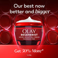 Olay Face Moisturizer, Regenerist Micro-Sculpting Cream for Women, Fragrance-Free - Anti-Aging, Anti-Wrinkle, Firming Skin Care - Triple Collagen Cream, Peptide, Hyaluronic Acid, Niacinamide, 2.6oz