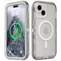 Follaroma Magnetic for iPhone 16 Plus Case, Heavy Duty Phone Cases, Clear