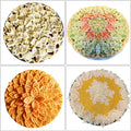 Cake Leaves Baking Pie Crust Cutters Set of 4 Random Color