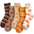 Fuzzy Socks for Women Fluffy Cozy Slipper Socks Fall Halloween Socks Gifts | Soft Thick Plush Warm Socks, Christmas Winter Gifts for Ladies,Comfortable Indoor Home Socks, Sleep Slipper Socks