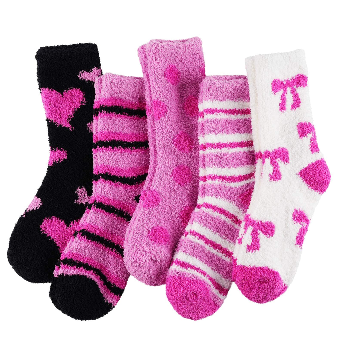 Fuzzy Socks for Women Fluffy Cozy Slipper Socks Fall Halloween Socks Gifts | Soft Thick Plush Warm Socks, Christmas Winter Gifts for Ladies,Comfortable Indoor Home Socks, Sleep Slipper Socks