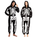 Spooktacular Creations Halloween Skeleton Costume, Unisex Skeleton Costume Jumpsuit for Adult Halloween Themed Parties