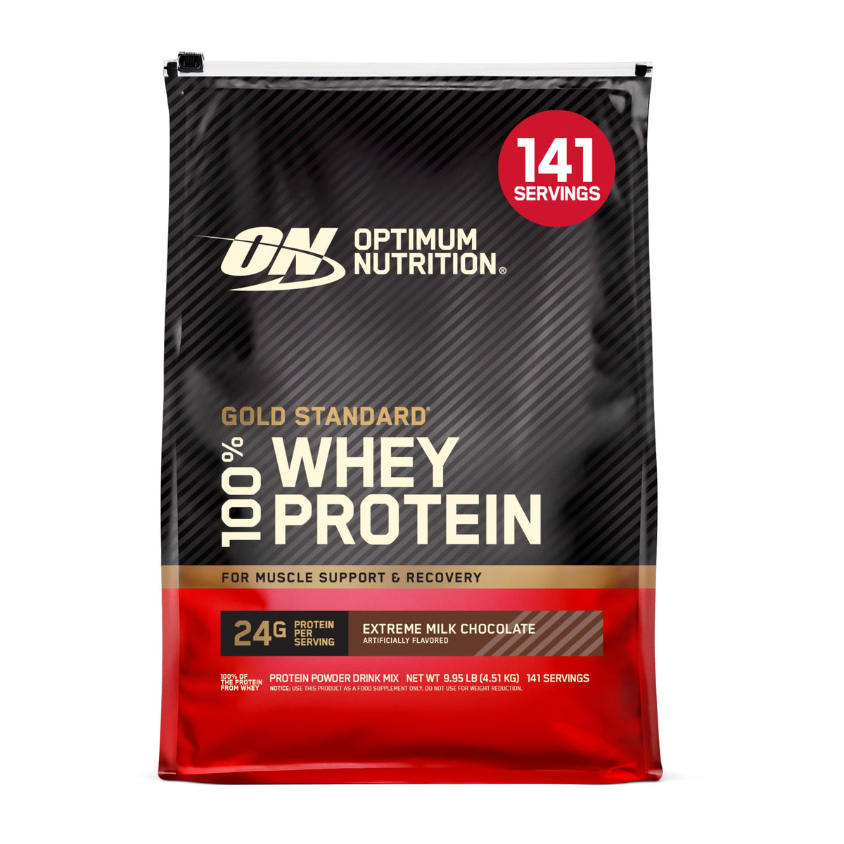 Optimum Nutrition Gold Standard 100% Whey Protein Powder, Double Rich Chocolate 1.98 Pound (Packaging May Vary)