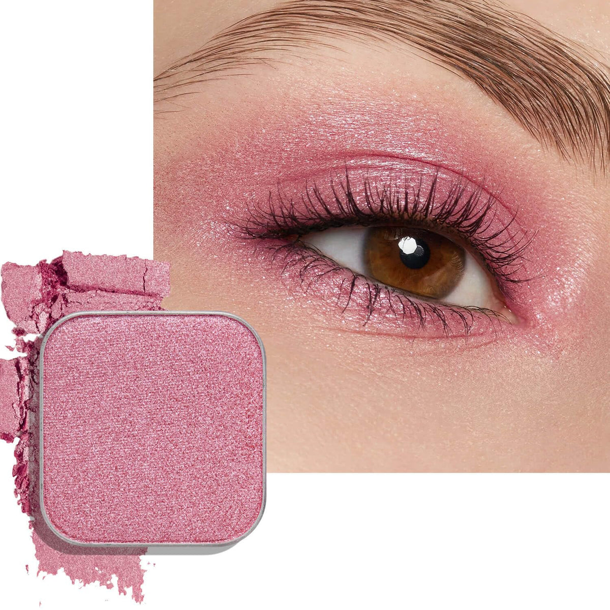 Chameleon Duochrome Eyeshadow, Mauve Taupe with Blue-Green Shift
