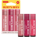 Burts Bees Tinted Lip Balm Value Pack, Includes Red Dahlia, Daisy and Rose, 8 Hour Moisture, Provides a Hint of Color, Nourishing Shea Butter, 100 Percent Natural Origin, 0.15 oz., Three Tubes