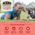 ACANA Wholesome Grains Dry Dog Food Red Meat & Grains Beef Pork & Lamb Recipe 22.5lb Bag