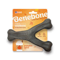 Benebone Wishbone Chew Toy for Aggressive Chewers, Pumpkin Spice, Small