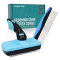Maxpower Planet Original Pet Grooming Rake - Double-Sided Deshedding Dematting Tool, Undercoat Rake for Dogs & Cats, Extra-Wide Dog Grooming Brush & Deshedder Comb for Long Hair, Reduces Shedding 95%