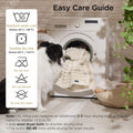 Bedsure ComfyFleece™ Waterproof Dog Blankets for Large Dogs,50x60 Cream | Soft Plush Couch Cover,Washable Corduroy Fleece for Furniture Protector,Cozy Calming Reversible Pet Blanket for Senior Dogs
